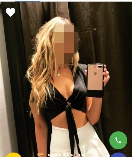Ateşli sarışın güzel escort Melina